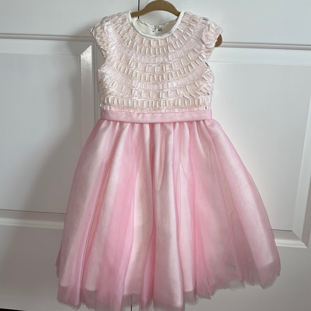 JOAN CALABRESE FOR MON CHERI style  216319, toddler dress size 3
